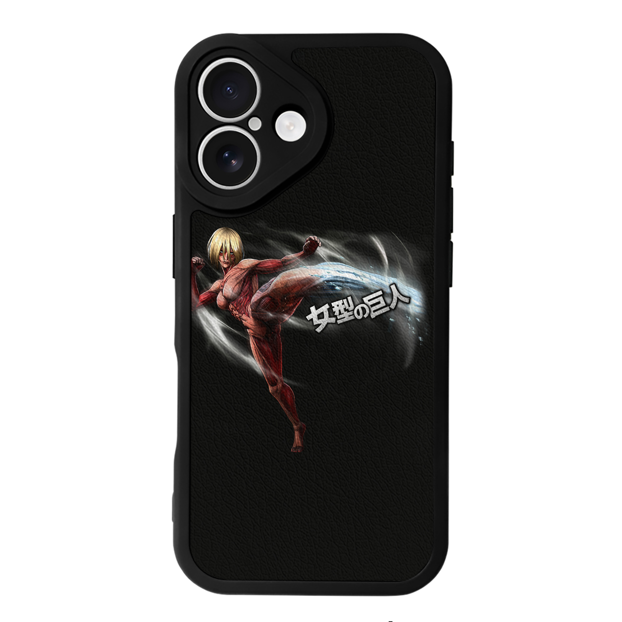 （画像用） 進撃の巨人 Attack on Titan 【iPhone 16シリーズ対応】シリコンスマホケース（レザー調） 材質：シリコン